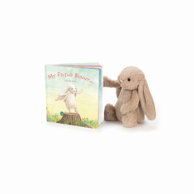 Jellycat My Friend Bunny and Bashful Beige Bunny Medium UK | 56041PUKB